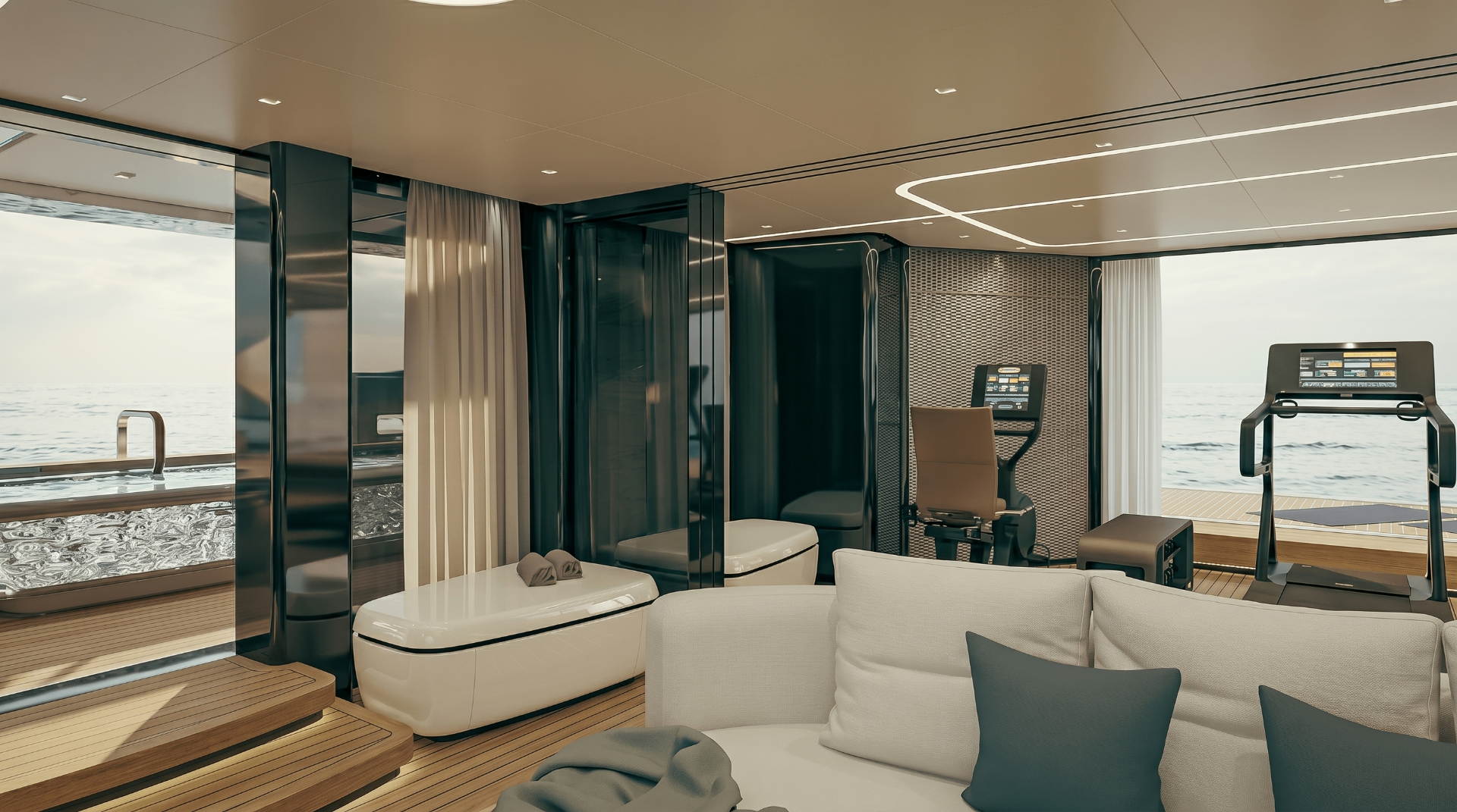 Wellness and gym area